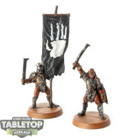 HdR Figuren - Böse - 2x Uruk-hai Command klassisch -...