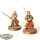 HdR Figuren - Gut - 2x Elendil & Isildur - bemalt