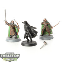 HdR Figuren - Gut - 3x Ranger Captains: Faramir, Madril...