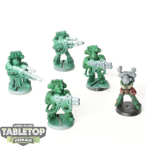 Dark Angels - 5 Devastator Squad - grundiert