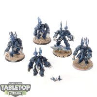 Chaos Space Marines - 5 Chaos Terminator Squad - grundiert