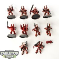 World Eaters - 10 Khorne Berzerkers klassisch - teilweise...