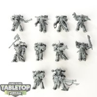 Chaos Space Marines - 10 Chaos Space Marines - unbemalt