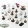 Miniaturen - D&D Adventures Collection (19) - teilweise bemalt