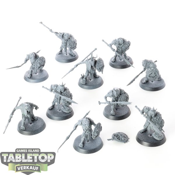 Orruk Warclans - 10 x Gutrippaz - grundiert