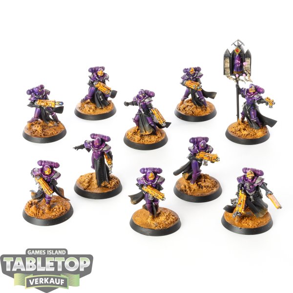 Adepta Sororitas - 10 x Adepta Sororitas Battle Sisters Squad - bemalt