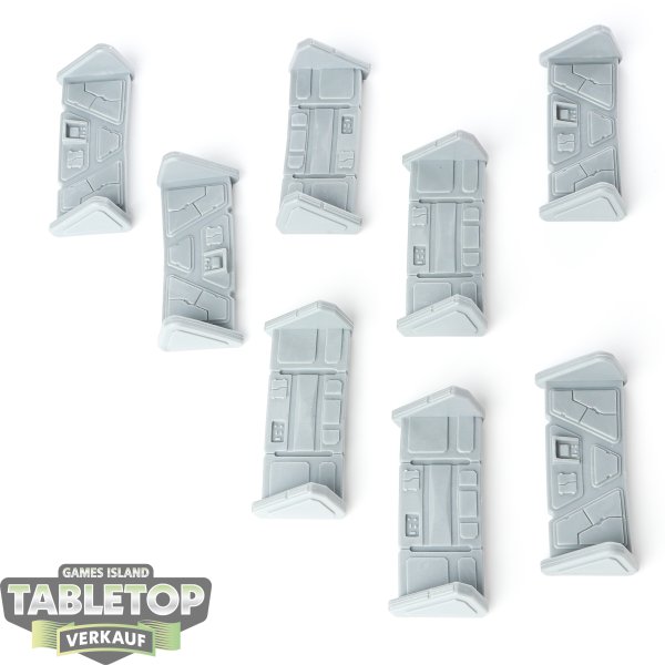 Gelände & Zubehör - 8x Star Wars Legion: Barricades Pack - unbemalt