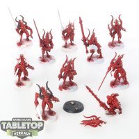 Blades of Khorne - 10x Daemons Of Khorne Bloodletters -...