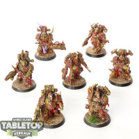 Death Guard - 7 x Plague Marines - bemalt