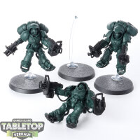 Dark Angels - 3x Primaris Inceptors - teilweise bemalt