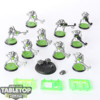 Necrons - 10x Necron Warriors klassisch - teilweise bemalt