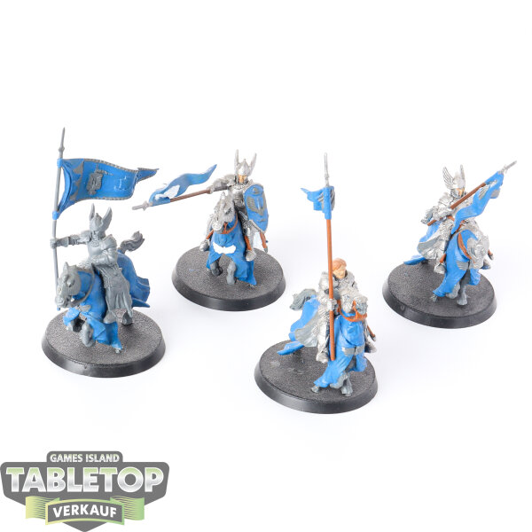 HdR Figuren - Gut - 4x Knights Of Dol Amroth™ - teilweise bemalt