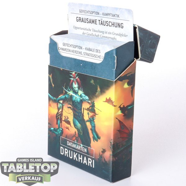 Drukhari - Data Cards 9. Edition - deutsch