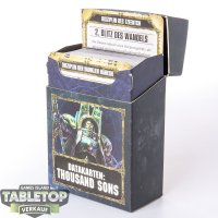 Thousand Sons - Data Cards 8. Edition - deutsch