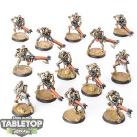 Necrons - 13 x Necron Warriors klassisch - bemalt