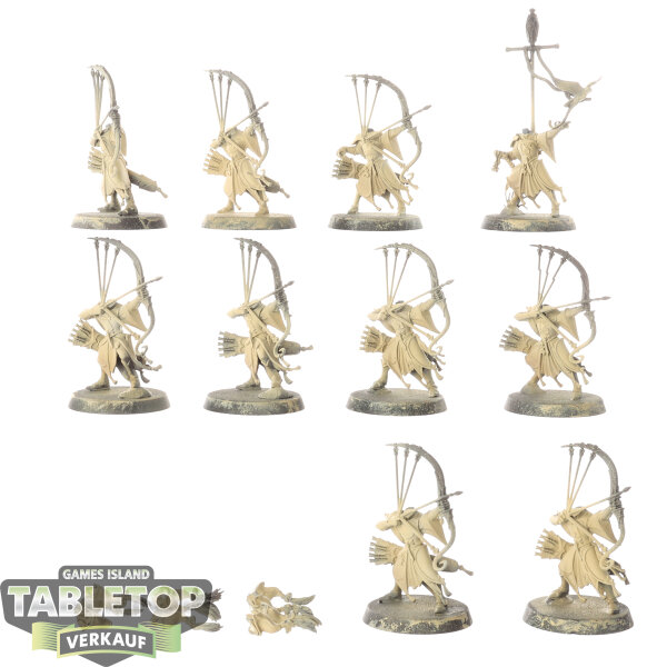 Lumineth Realm Lords - 10x Vanari Auralan Sentinels - teilweise bemalt