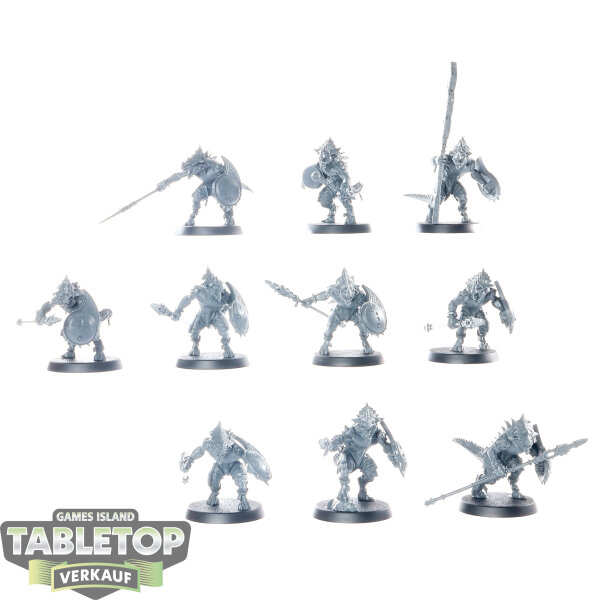 Seraphon - 10x Saurus Warriors - unbemalt