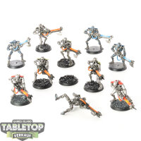 Necrons - 10 Warriors - bemalt