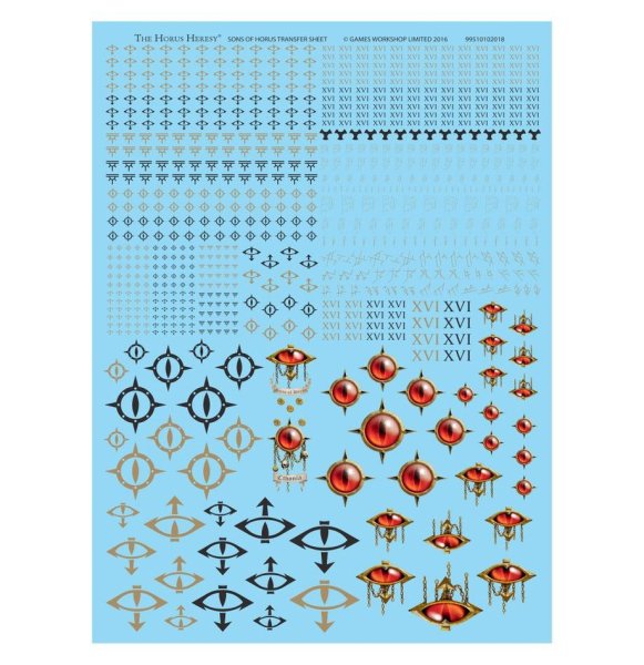 Sons of Horus - Legion Transfer Sheet