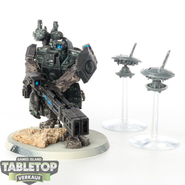 Tau Empire - XV88 Broadside Battlesuit - teilweise bemalt