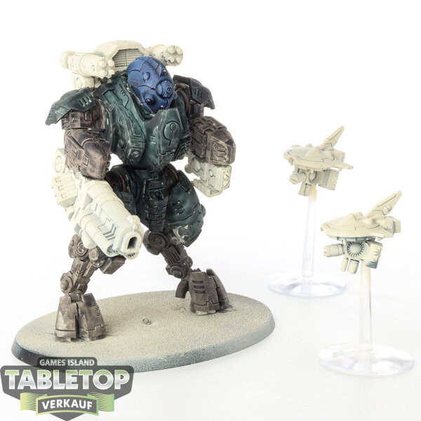 Tau Empire - XV95 Ghostkeel Battlesuit - teilweise bemalt