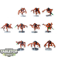 Tyraniden - 10 x Genestealers klassisch - bemalt