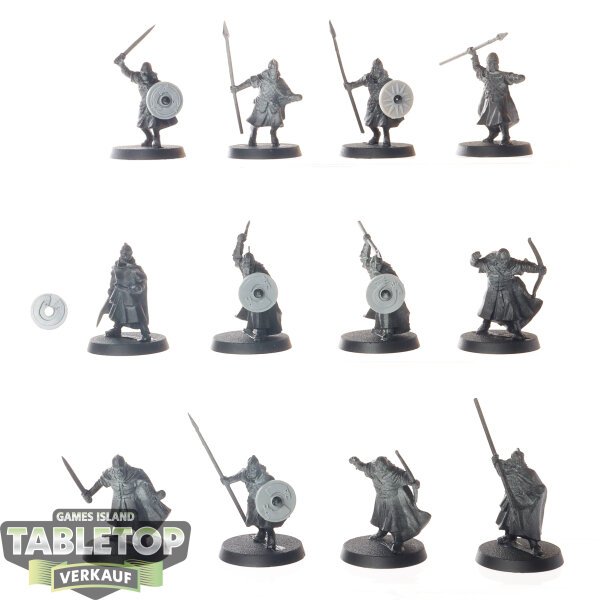 HdR Figuren - Gut - 12 x Warriors of Rohan - teilweise bemalt
