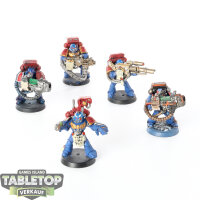 Space Marines - 5 x Devastator Squad - teilweise bemalt