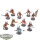 Blades of Khorne - 10 x Daemons Of Khorne Bloodletters - bemalt