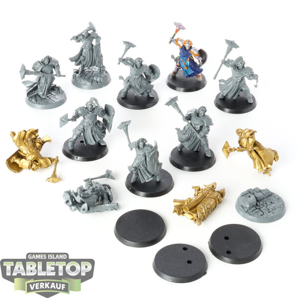 Stormcast Eternals - 12 Sequitors - teilweise bemalt