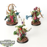 Death Guard - 3x Chosen of Mortarion - bemalt