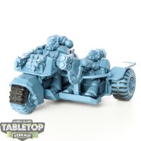 Space Marines - Attack Bike - grundiert