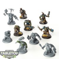 Orks - 10x Boyz - teilweise bemalt