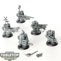 Orks - 5x Ork Nobz - unbemalt