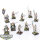 Dark Elves - 10 x Dark Elf Black Guard + Command klassisch - bemalt