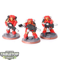 Blood Angels - 3 x Primaris Eradicators - bemalt