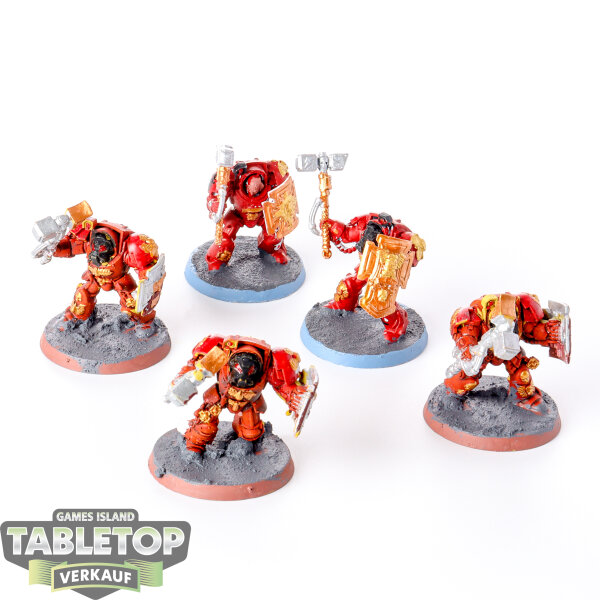 Blood Angels - 5 x Terminator Assault Squad - bemalt