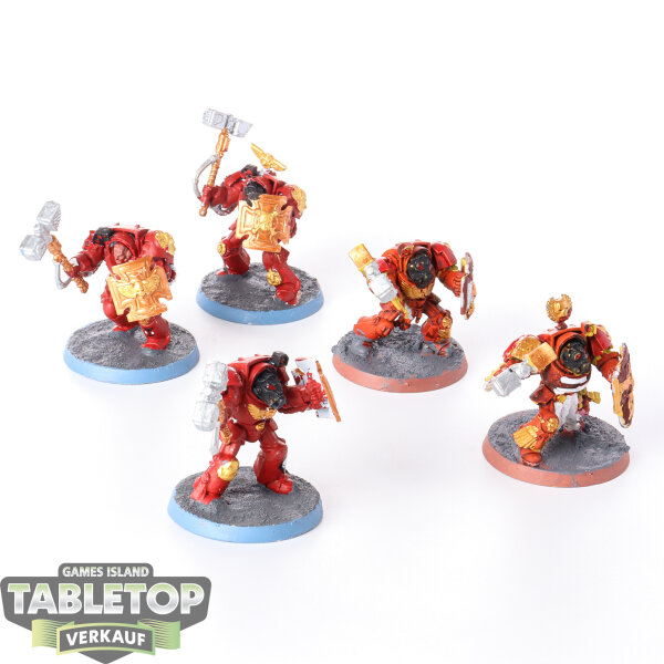 Blood Angels - 5 x Terminator Assault Squad - bemalt