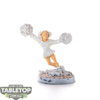 Blood Bowl - Human Cheerleader - teilweise bemalt