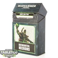 Necrons - Data Karten 8. Edition - deutsch