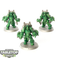 Space Marines - 3 x Primaris Aggressors - teilweise bemalt