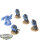 Space Marines - 5 x Scouts klassisch - teilweise bemalt