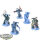 Chaos Space Marines - 5 Chaos Space Marines - teilweise bemalt