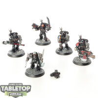 Dark Angels - 5 x Veterans - bemalt
