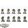 Horus Heresy - 10 x Dark Angels Legion MKIV Tactical Squad - bemalt