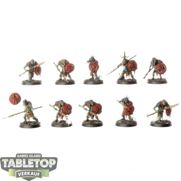 Orruk Warclans - 10 x Gutrippaz - bemalt