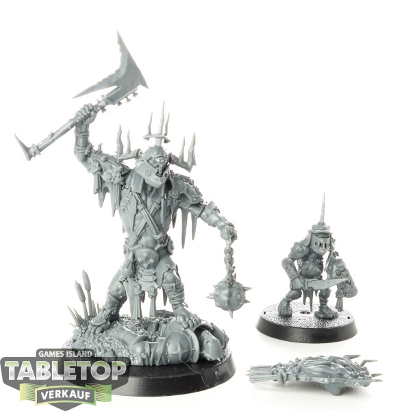 Orruk Warclans - Killaboss with Stab-grot - unbemalt