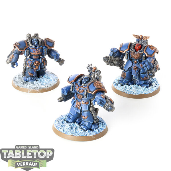 Space Marines - 3 Centurion Devastator Squad - bemalt