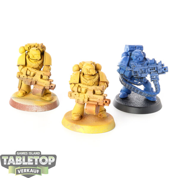 Space Marines - 3 Devastator Squad klassisch - grundiert
