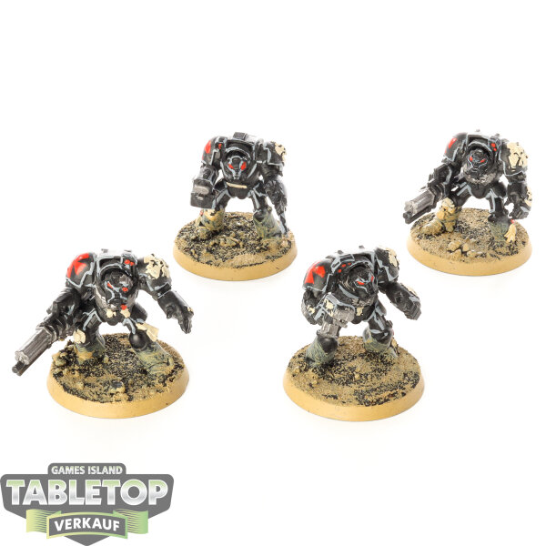 Black Templars - 4 Terminator Squad - bemalt